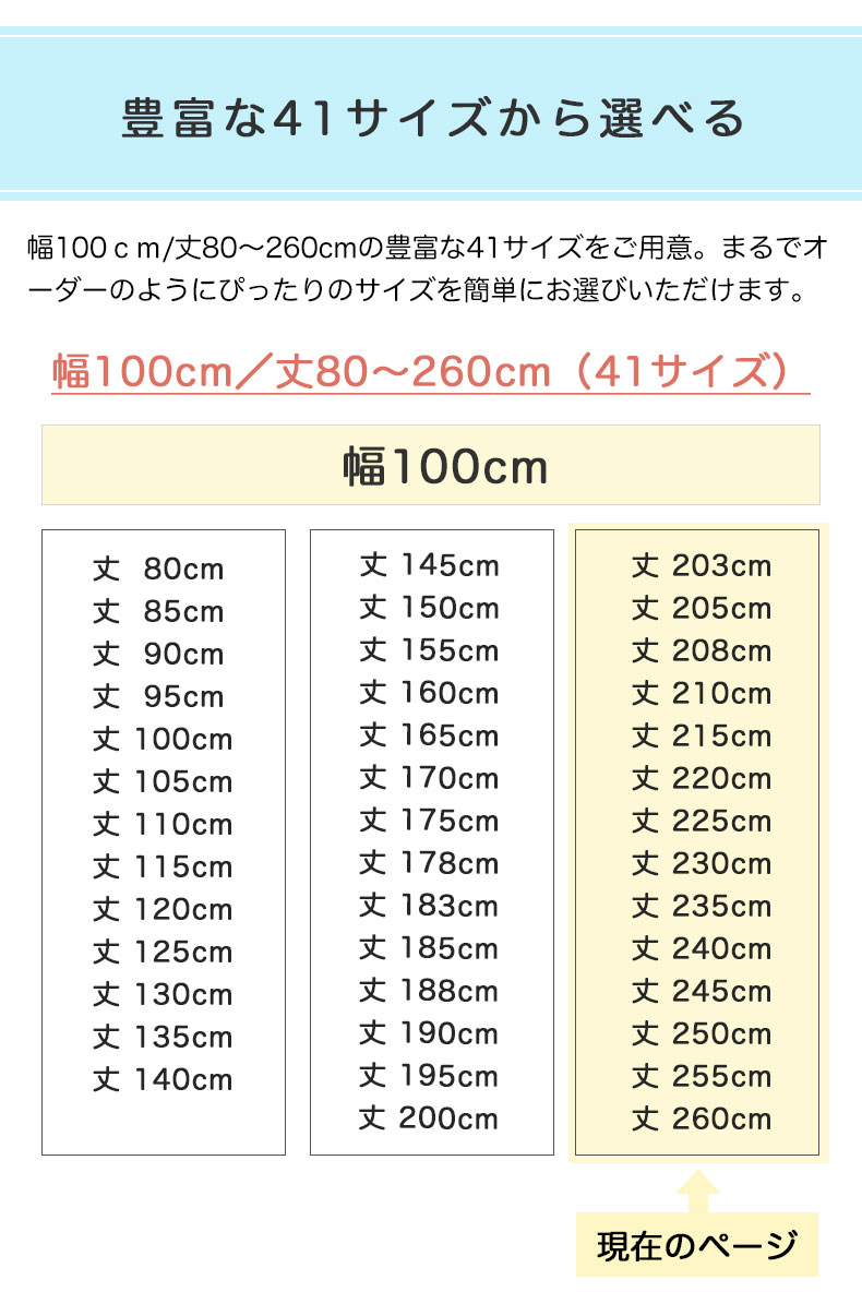 多サイズ既製カーテン ウミノイキモノズカンのサイズ1