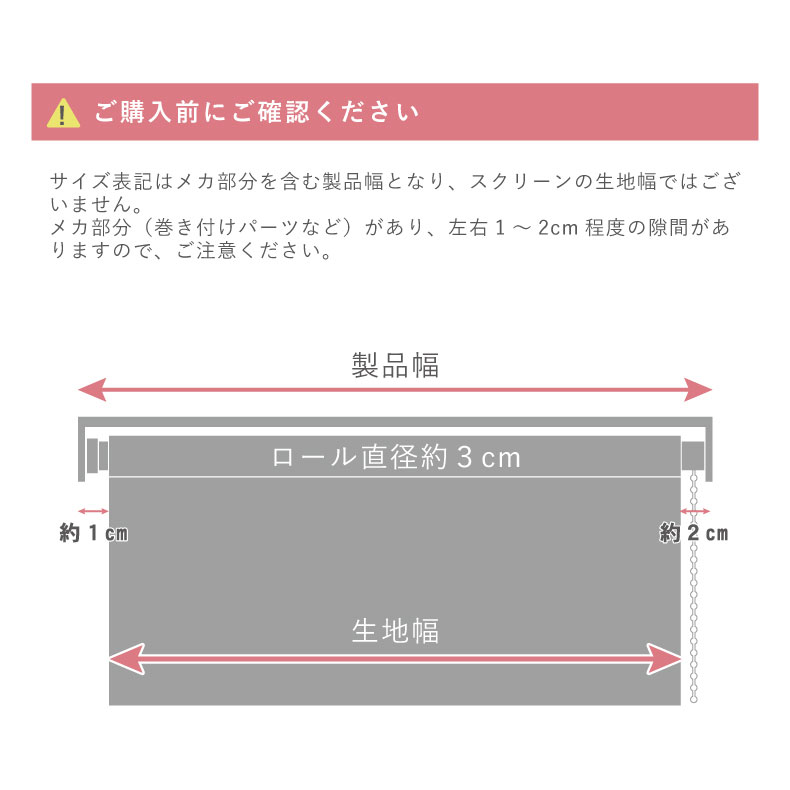 1級遮光ロールスクリーン シェイディの説明