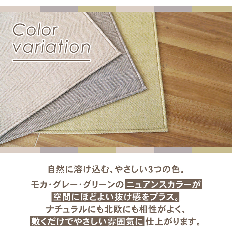 オリジナルラグ ノアの機能