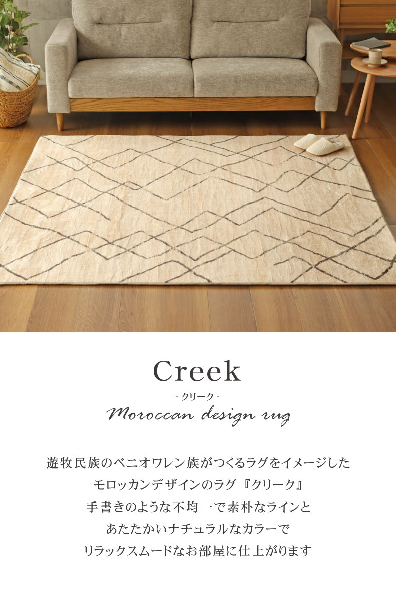 Creek クリーク ブランケット ラグ マット