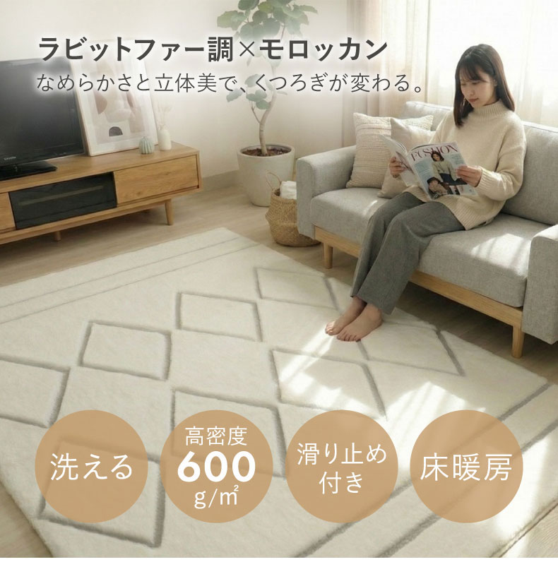 ラグ カービングファー