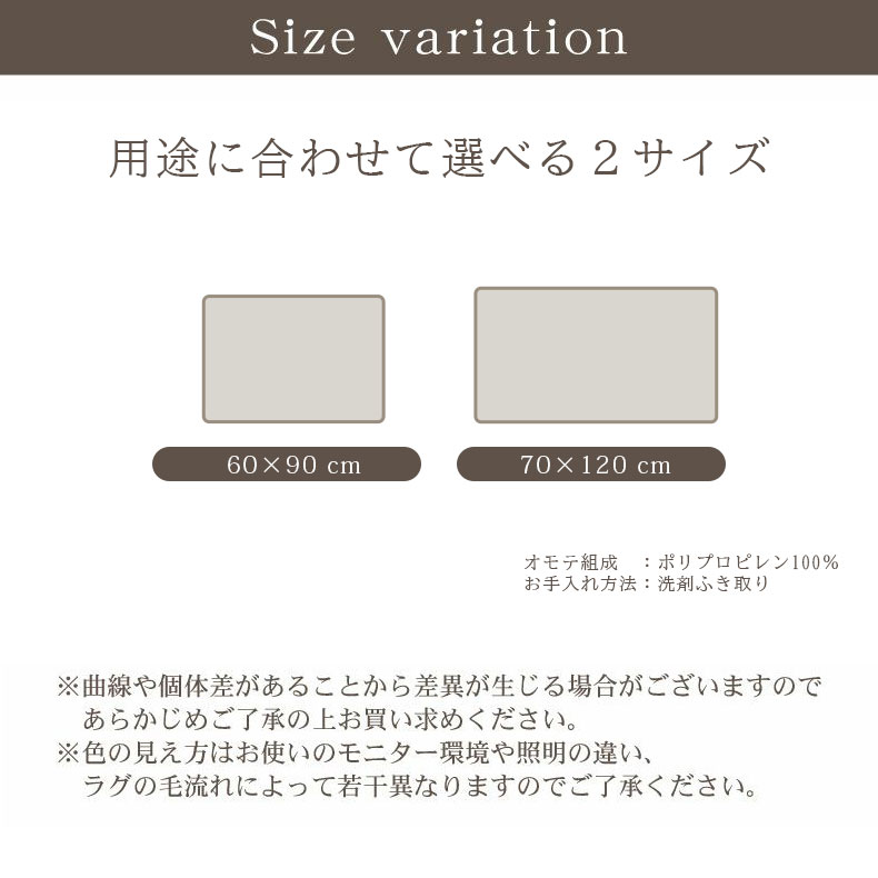 玄関マット ラグナのサイズ1