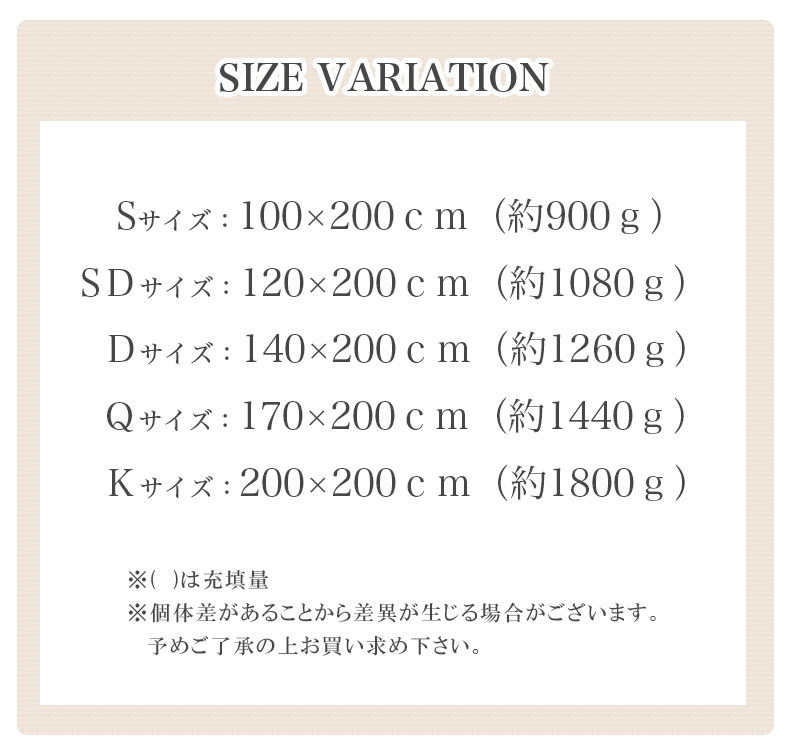 洗える 羊毛100％ベッドパッド2のサイズ1