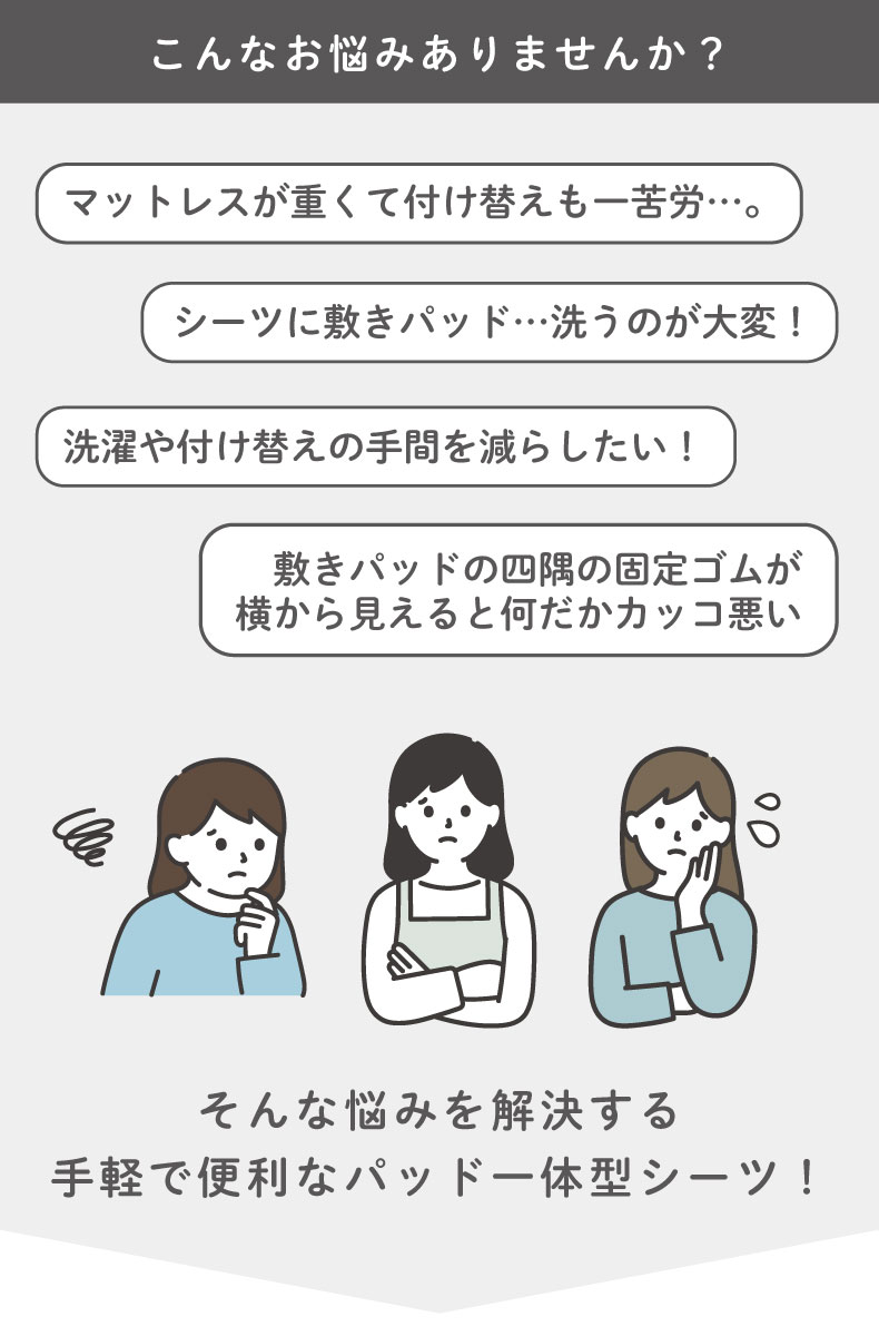 ベッドパッド フィットパッドの機能