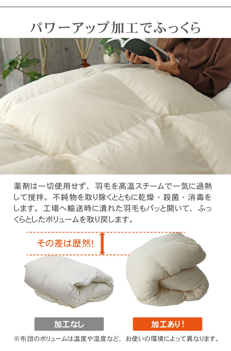 アライヴン羽毛布団と掛けカバー - 寝具