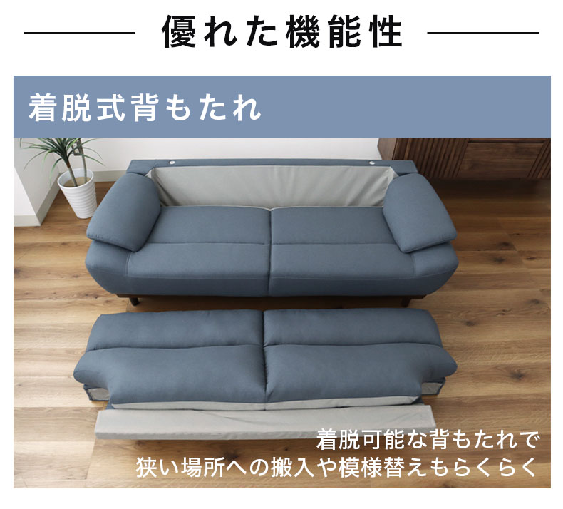 2人掛けソファ レオンの機能