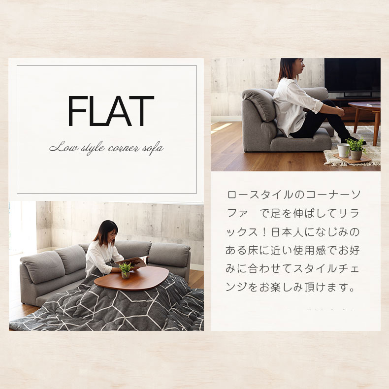 2人用 ソファ フラットの機能