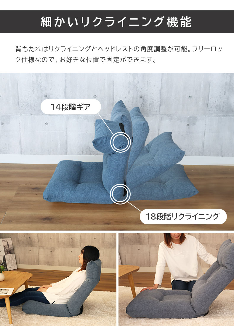 バケット座椅子 カヌレの機能