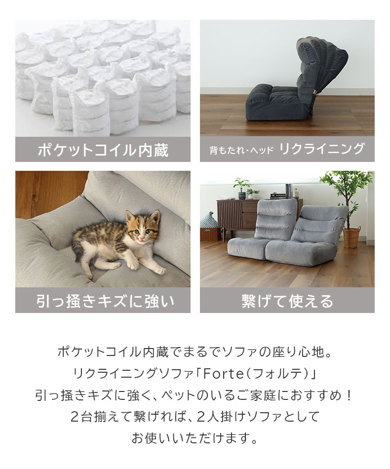 ワイド座椅子 フォルテの機能