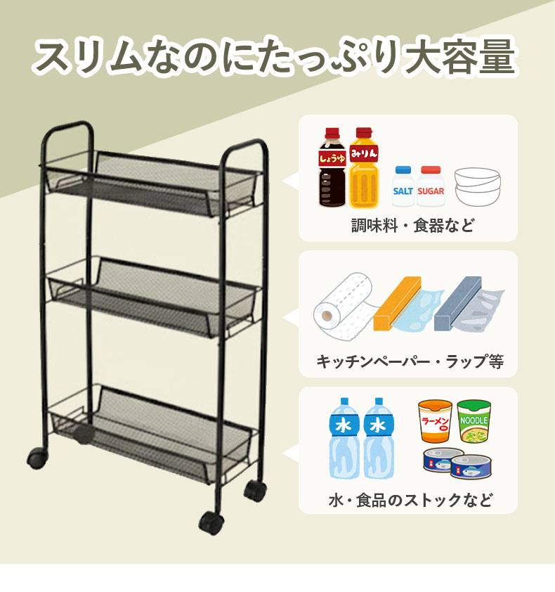 スリムメッシュワゴン ネッツの機能