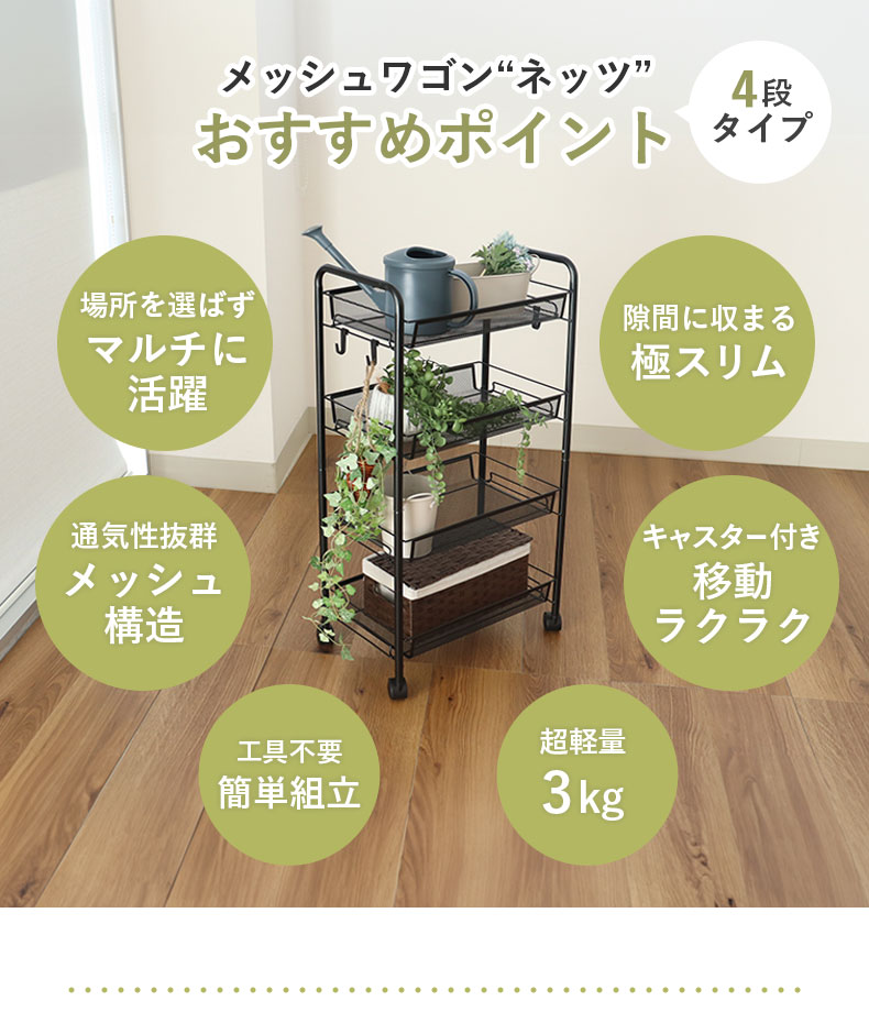 メッシュワゴン ネッツの機能