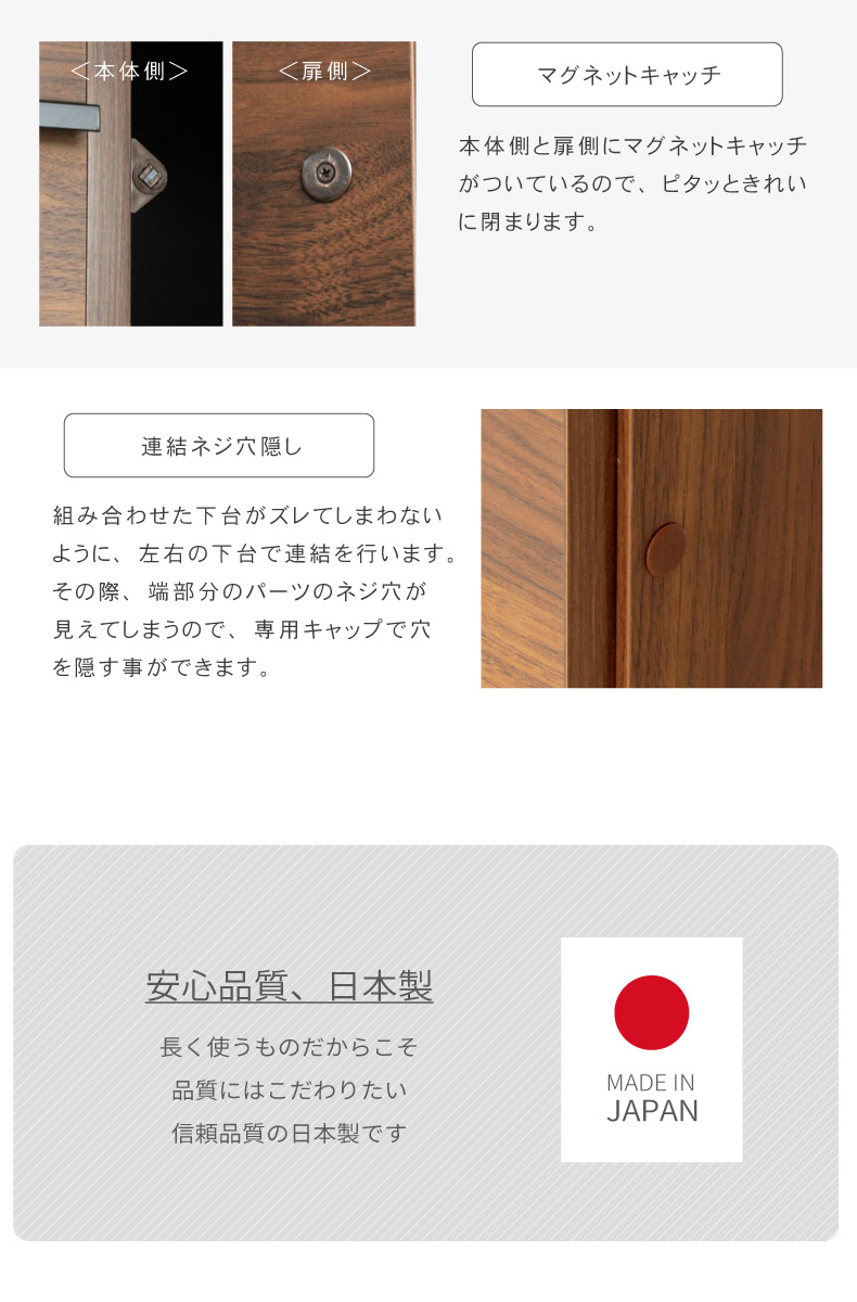 幅40cm 下台 開き戸(右開き) フォーガス