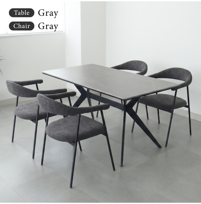 幅150cm ダイニング5点セット テラスクラッドのカラー