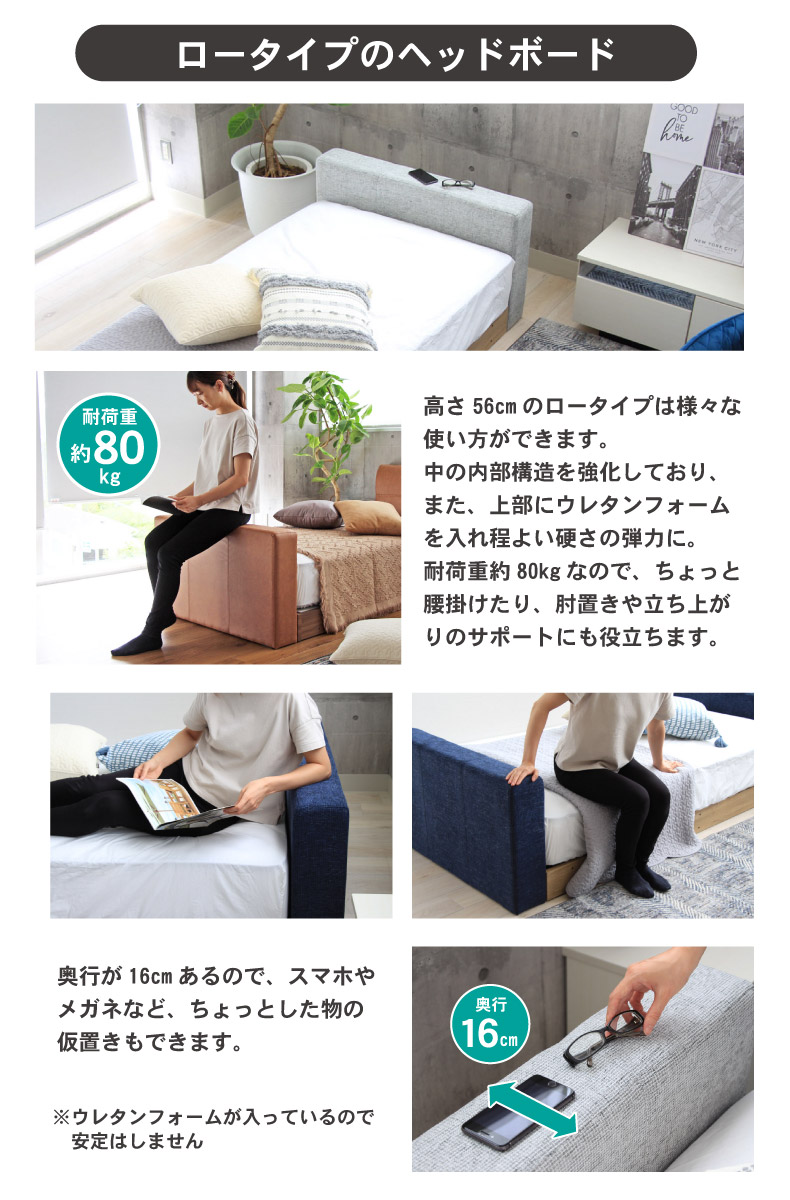 ファミリーベッド すのこ床板 サイド有 コンセント有ローヘッド ファミリーベッド すのこ床板 サイド有 コンセント有ローヘッド