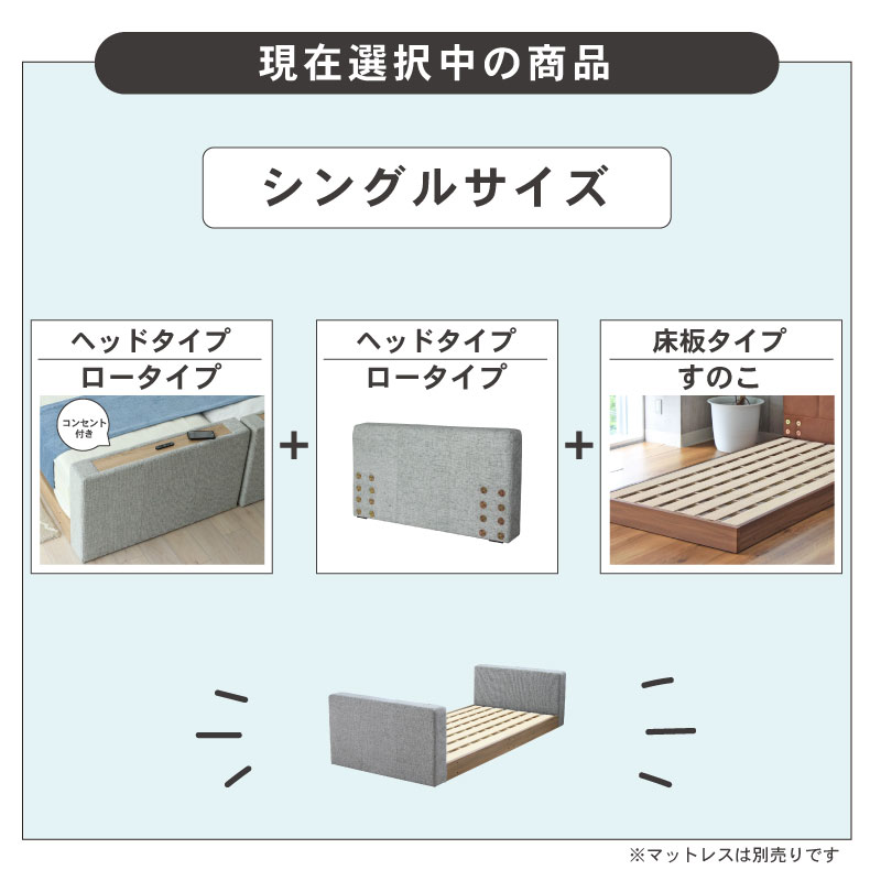 S ベッド すのこ床板&フット有 アドリアの機能