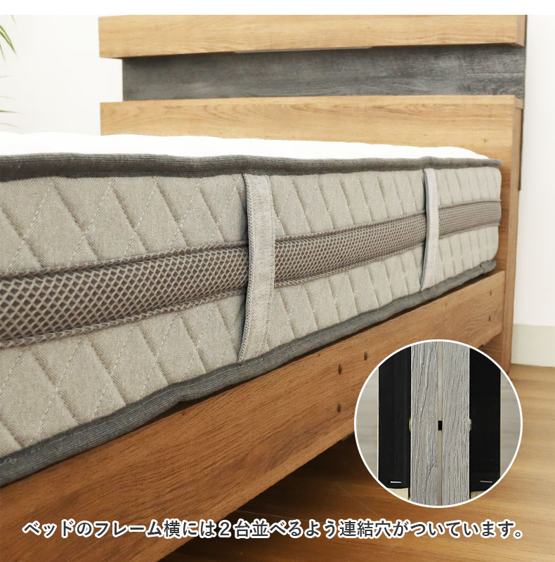 ベッドフレーム すのこ床板&レッグ アラルの機能