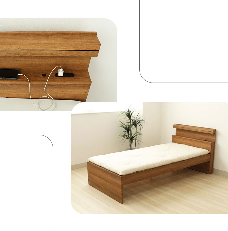 ハイタイプベッドフレーム フローレスの機能