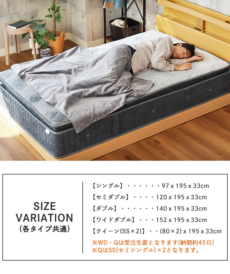国産マットレス 樂の夢+++ ハードの機能