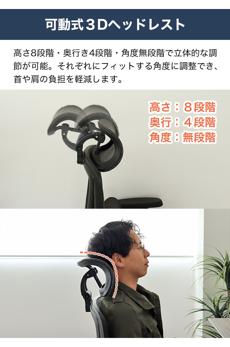 ワークチェア クオーレの機能