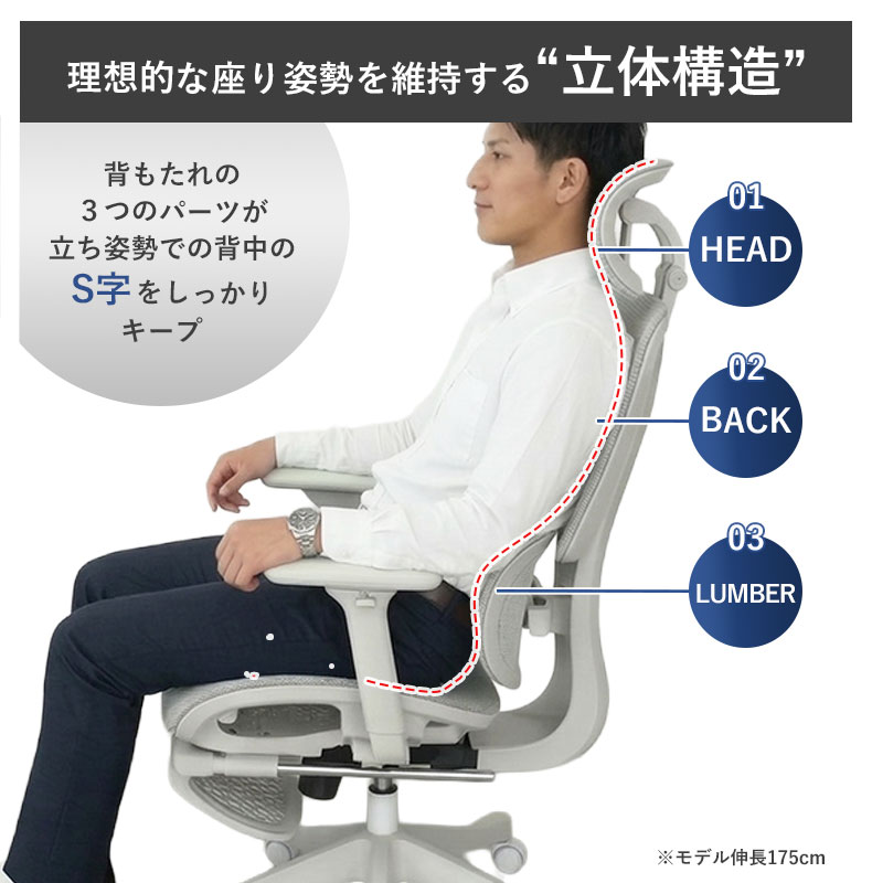 ワークチェア イーグルの機能