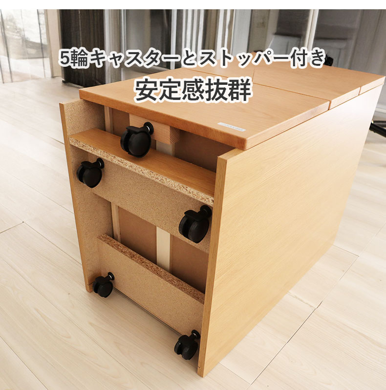 幅100cm 学習デスク ワゴン シェルフ中セット ビースト2の機能