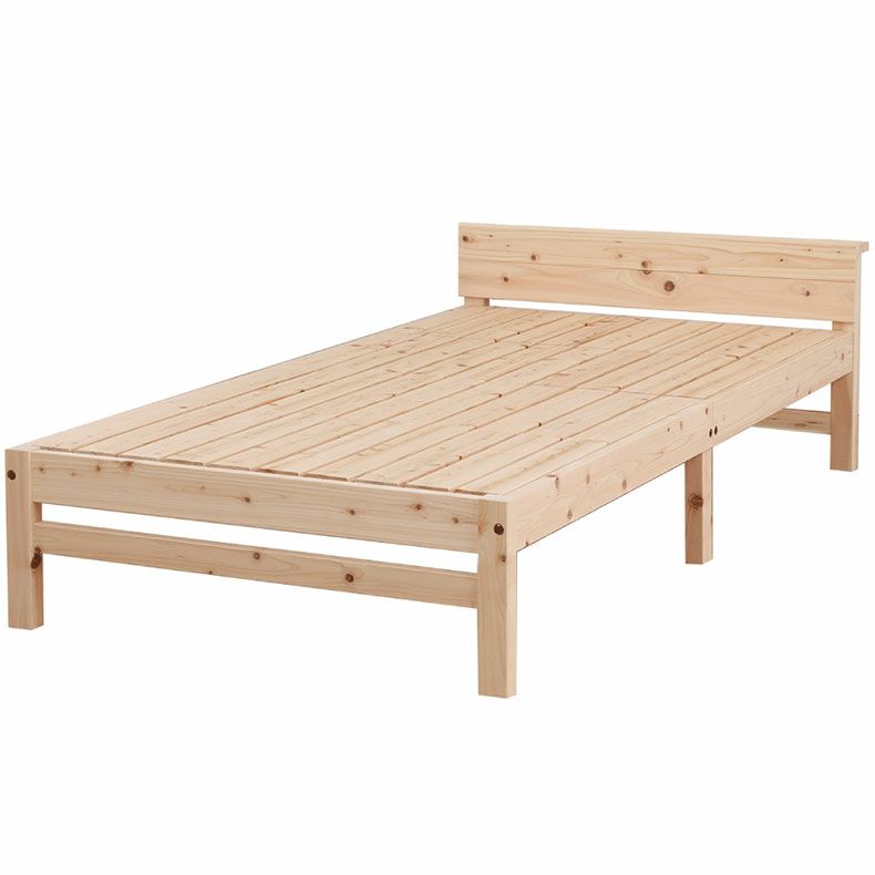 ベッドフレーム | 【通販限定】宮有り ひのきベッド ひのきすのこ 檜