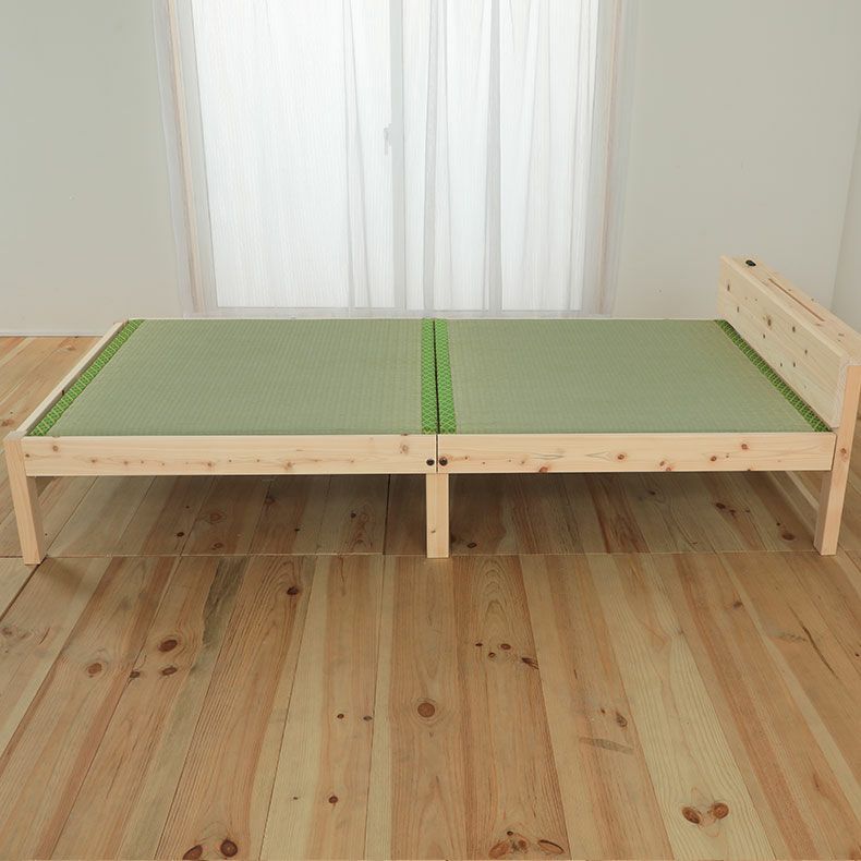 ベッドフレーム | 【通販限定】宮有り ひのきベッド い草張り床板 檜