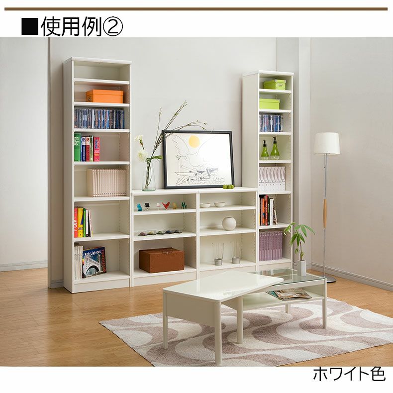 本棚 シェルフ 高さ180/90 幅60 オープンラック 幅約60cm 高さ約180cm カラーラック