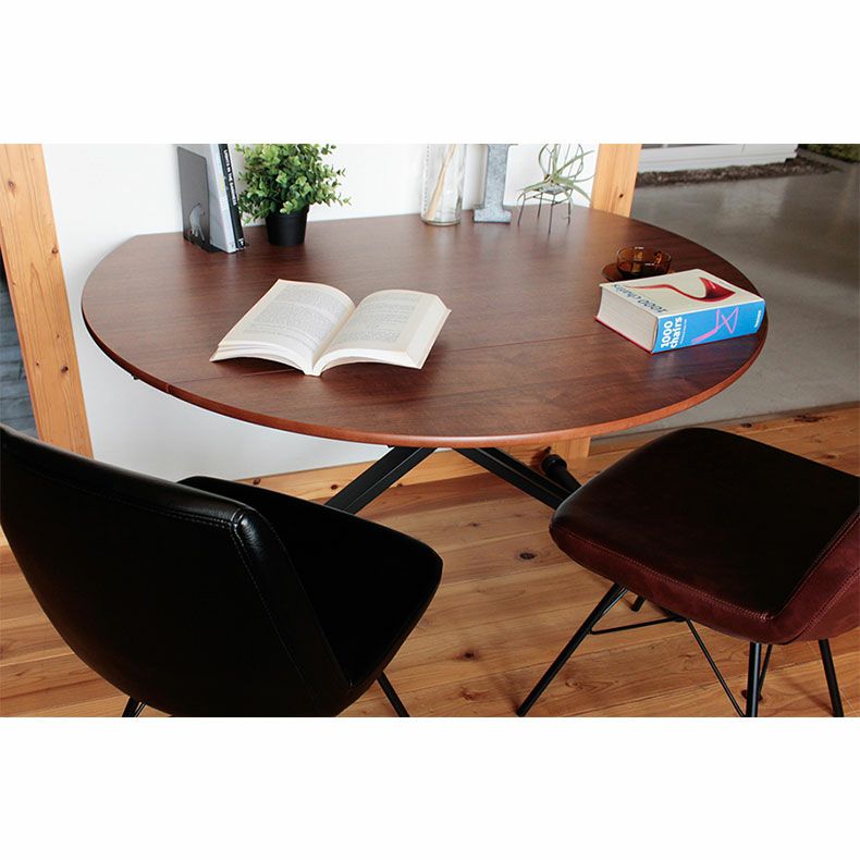 リビングテーブル・サイドテーブル | 2から4人用 幅120cm 昇降 伸長 テーブル アイル