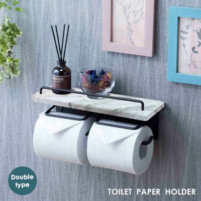 大理石柄トイレットペーパーホルダー ダブルタイプ SIN-21のサムネイル