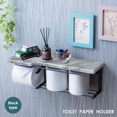 大理石柄トイレットペーパーホルダー ストックタイプ SIN-31のサムネイル