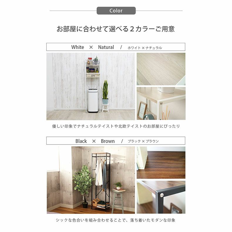 幅44cm ハンガーラック クローゼット 収納 奥行30 省スペース アドオン