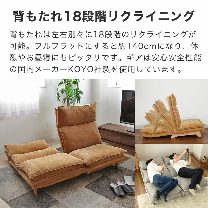 ２人掛けソファ | 2人掛け ソファ リクライニング ピエル5