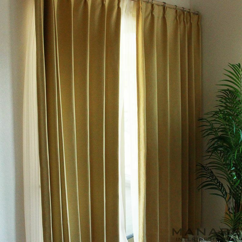 ドレープカーテン（厚地） | 幅100x丈145から200cm 多サイズ 遮光 遮熱 既製カーテン ブリーズ 全12色