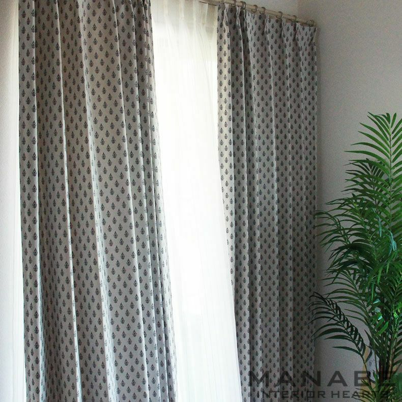 ドレープカーテン（厚地） | 幅100x丈80から140cm 多サイズ 遮光 既製カーテン サコ 全3色