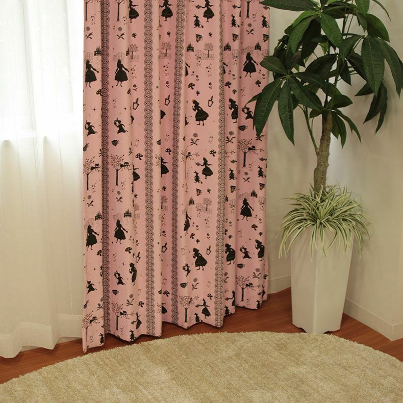 ドレープカーテン（厚地） | 幅100x丈80から140cm 多サイズ 遮光 既製カーテン KK373 全2色
