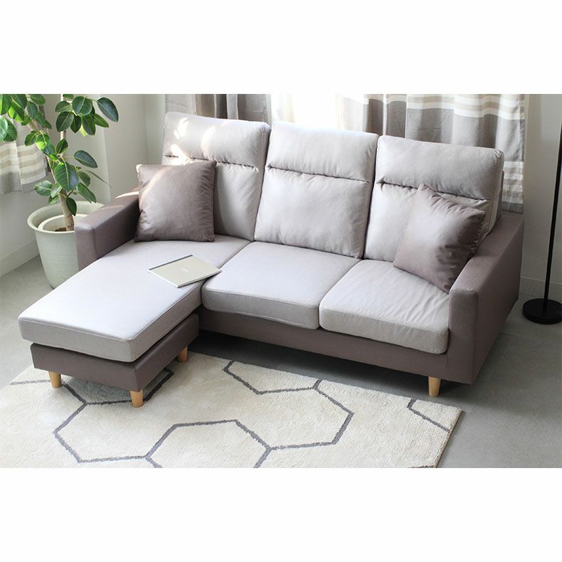 おしゃれなカウチソファ | 3人掛け カウチソファ ローゼン2 左右入替可能