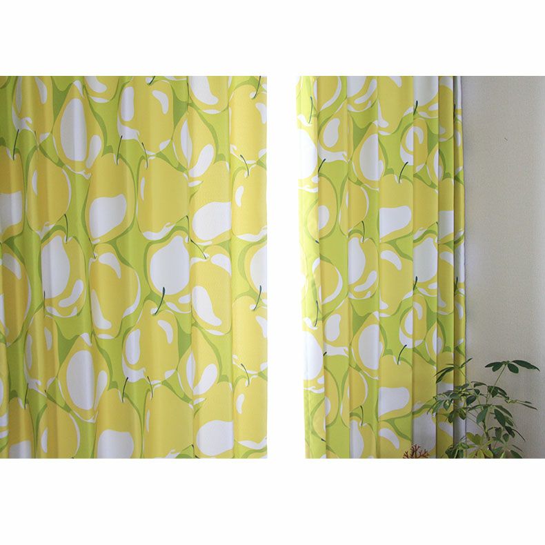 ドレープカーテン（厚地） | 幅100x丈145から200cm 多サイズ 遮光 既製カーテン ポワール 全1色