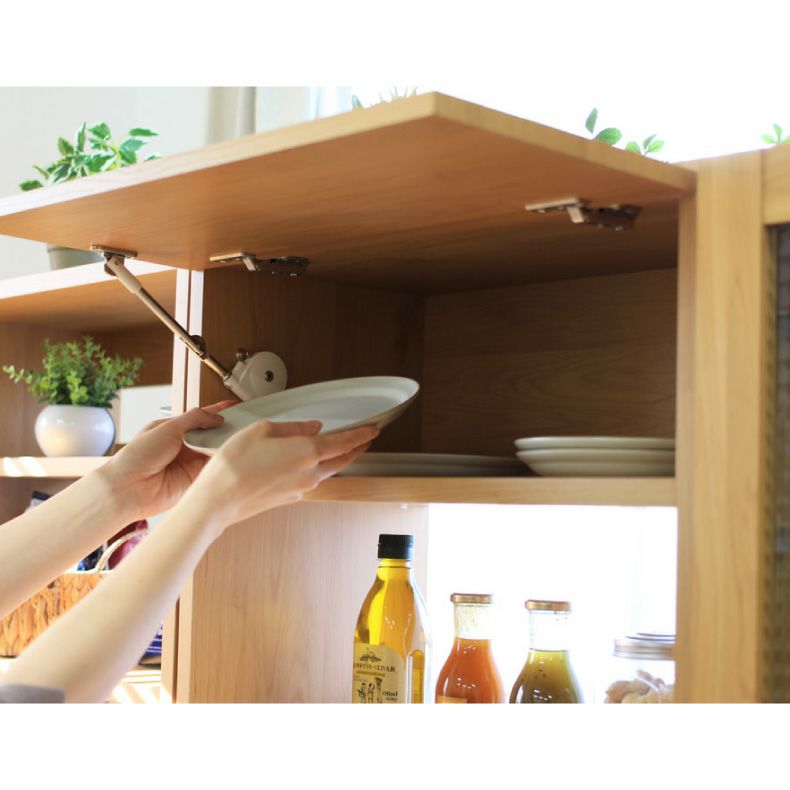 食器棚 | 幅120cm 食器棚 おしゃれ レンジボード キッチンボード ゴミ箱収納 フローラ