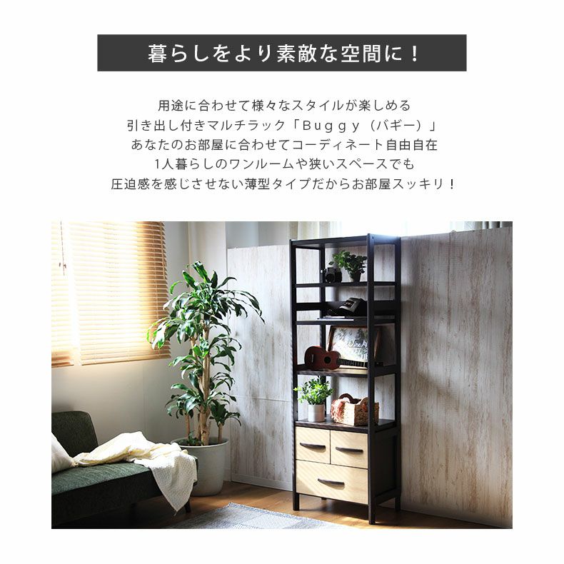 幅60cm マルチラック バギー