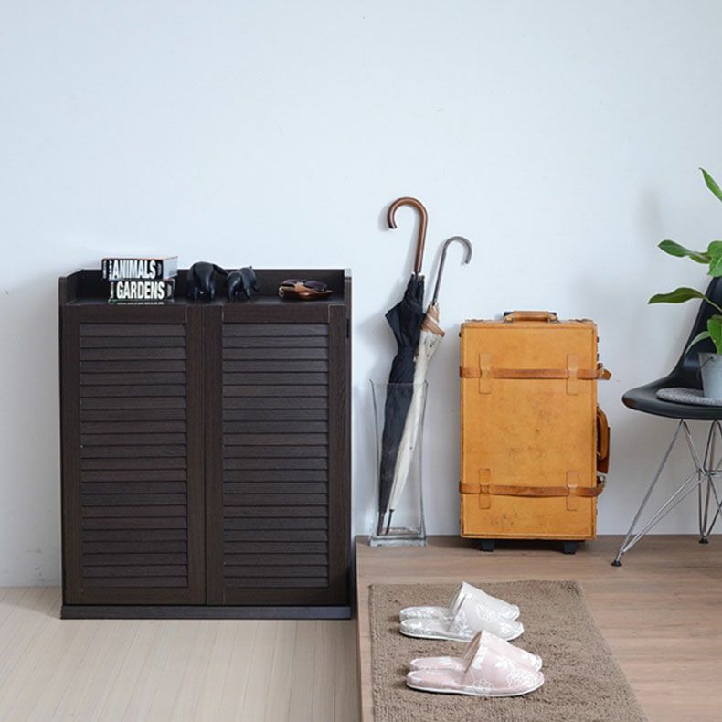 下駄箱・シューズラック | 【通販限定】幅75cm ルーバーシューズボックス