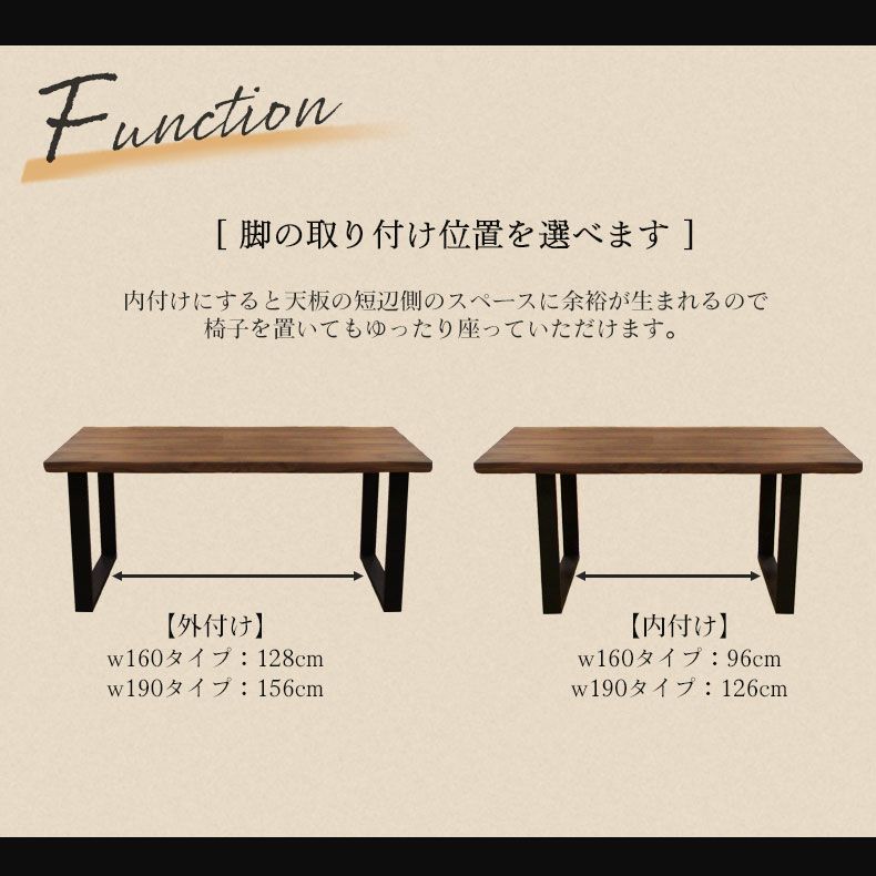 ダイニングテーブルセット4人用 | 幅160cm ダイニングテーブル セット 5点 木脚 一枚板 なぐり加工 ウォールナット ナイン２