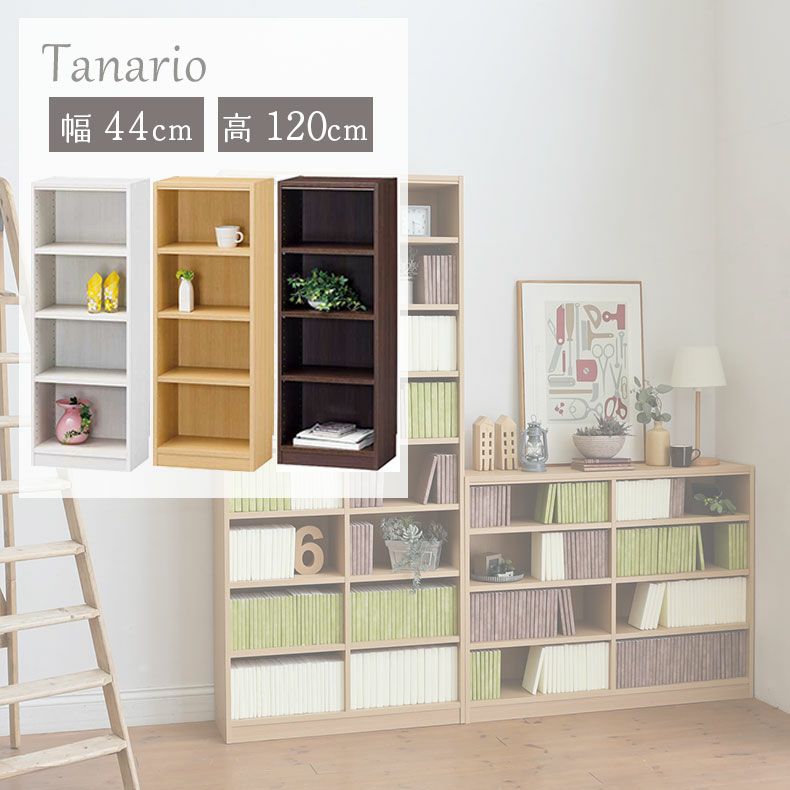 本棚・書棚 | 幅44cm 高さ120cm収納 タナリオ