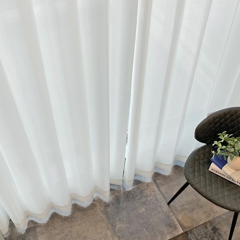 レースカーテン（薄地） | 二枚組 100x108cm レースカーテン 洗濯 紫外線カット 花粉対策 ミラー ホープ