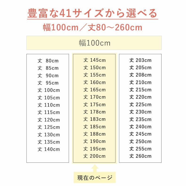 ドレープカーテン（厚地） | 1枚入り 幅100x丈145から200cm  14サイズから選べる多サイズ既製カーテン ルミエール