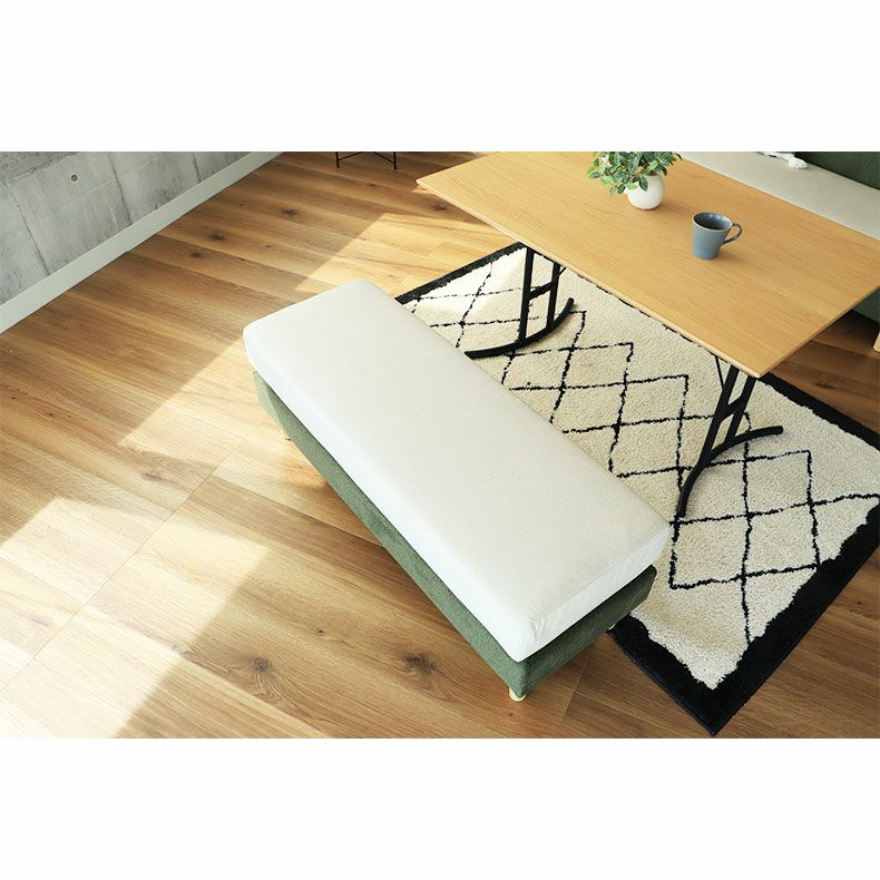 ダイニングベンチ | 2人掛け 撥水 ペット 引っかきに強い LD ダイニング ベンチ エイダ