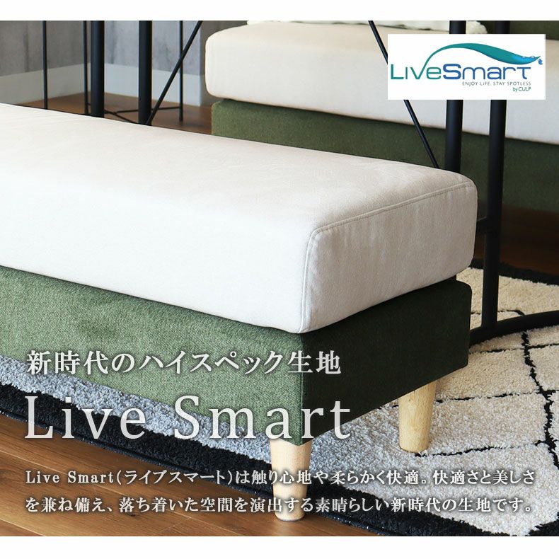 ダイニングベンチ | 2人掛け 撥水 ペット 引っかきに強い LD ダイニング ベンチ エイダ