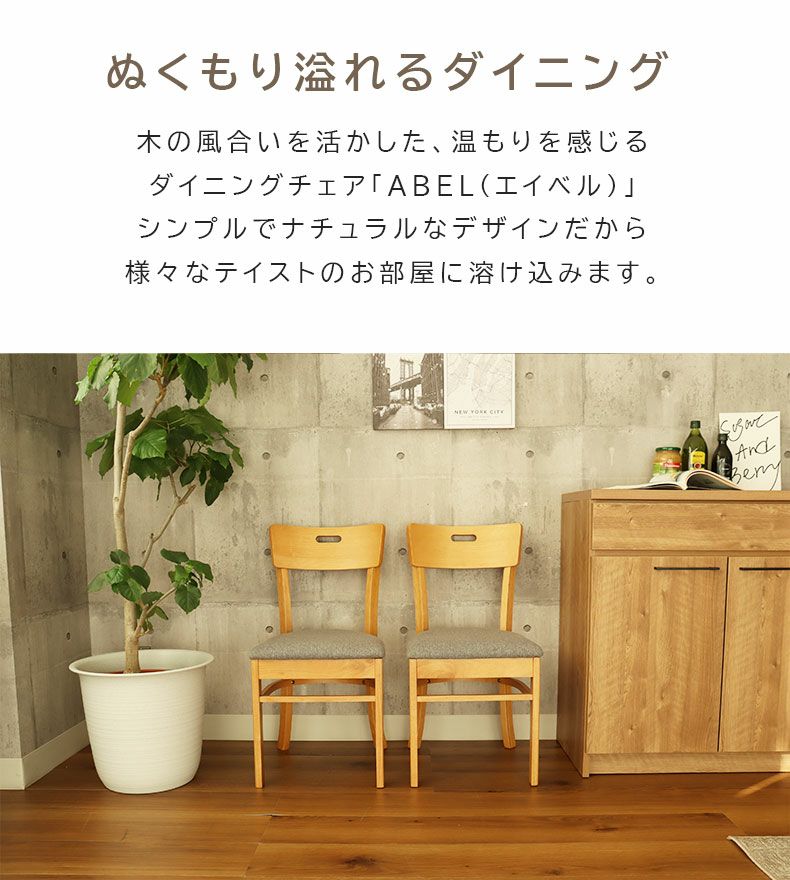 ダイニングチェア | ダイニングチェア 2脚セット エイベル