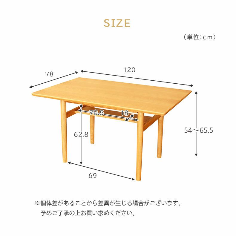 ダイニングテーブル | 4人用 幅120cm ダイニングテーブル レベッカ