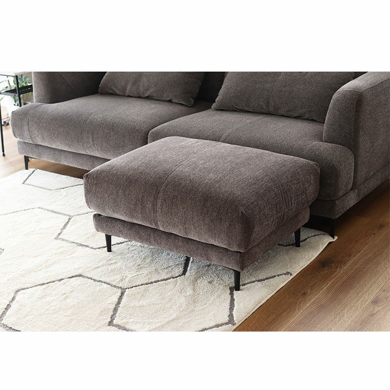 おしゃれなカウチソファ | カウチソファ 3人掛け オットマン ブレス